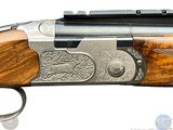 BERETTA 689 SILVER SABLE II - 9.3X74R - DOUBLE TRIGGER -GAME SCENE ENGRAVED - WEAVER BASE - 12 of 20