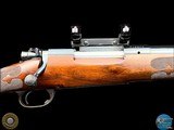 GRIFFIN & HOWE CUSTOM WIN MODEL 70 --
375 H&H -- G&H SIDE MOUNT
-
AN AMERICAN CLASSIC - 1965 - 8 of 20