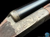 FERLACH GUILD 12 GA SxS - GAME SCENE ENGRAVED - 1948 - EXHIBITION WALNUT - 12 of 20