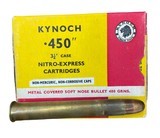 KYNOCH AMMO
--
450
-- 400GR METAL COVERED SOFT NOSE BULLET - 2 of 2