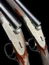 SPECTACULAR - PAIR - HOLLAND & HOLLAND - ROYAL EJECTOR SELF OPENER - 16GA - FACTORY SINGLE TRIGGER - 1923 - CASED - INDIAN ROYALTY - 2 of 17
