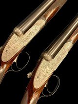 SPECTACULAR - PAIR - HOLLAND & HOLLAND - ROYAL EJECTOR SELF OPENER - 16GA - FACTORY SINGLE TRIGGER - 1923 - CASED - INDIAN ROYALTY - 3 of 17