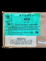 COLLECTIBLE
KYNOCH
450 3 1/4"
NEW OLD STOCK
IN ORIGINAL WRAPPER
50 ROUNDS