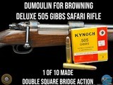 RARE BROWNING BY DUMOULIN 505 GIBBS 1 OF 10 BUILT - DOUBLE SQUARE BRIDGE CASE COLOR ACTION - 1 of 20