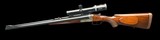 MERKEL - 140-A--DOUBLE RIFLE-- 416 RIGBY-- SWAROVSKI ILLUMINATED QUICK DETACHABLE SCOPE- SAFARI READY - 13 of 19