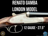 RENATO GAMBA -- ITALY -- LONDON MODEL -- 12 GAUGE -- 27.5