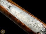 BROWNING B7S MK II EUROPEAN DELUXE GRADE - 270 WIN - A. BRIGANTE SIGNED FULL COVERAGE GAME SCENE/SCROLL ENGRAVING -BELGIUM - 18 of 20