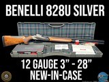NEW-IN-CASE BENELLI 828U SILVER 12 GAUGE 3