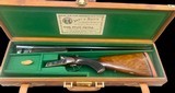 FANTASTIC ARMY & NAVY / WEBLEY SCOTT - DOUBLE RIFLE - 375 CAL NITRO PROOFED - LEATHER CASED - 2 of 17