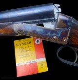 FANTASTIC ARMY & NAVY / WEBLEY SCOTT - DOUBLE RIFLE - 375 CAL NITRO PROOFED - LEATHER CASED - 1 of 17