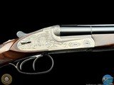 NEW IN BOX MERKEL 160A-EY LUX 500 NE SIDELOCK DOUBLE RIFLE HAND DETACHABLE SIDELOCKS GAME SCENE ENGRAVED - 1 of 20