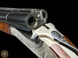 NEW IN BOX MERKEL 160A-EY LUX 500 NE SIDELOCK DOUBLE RIFLE HAND DETACHABLE SIDELOCKS GAME SCENE ENGRAVED - 12 of 20