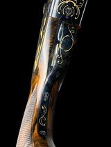 STUNNING EXHIBITION GRADE BERETTA
--
S04 -- FUNERAL / GOLD GAME SCENE - VOLPI ENGRAVED - 30