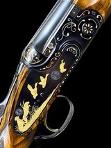 STUNNING EXHIBITION GRADE BERETTA
--
S04 -- FUNERAL / GOLD GAME SCENE - VOLPI ENGRAVED - 30