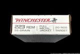 WINCHESTER 223 REM - FMJ 55 GR - 100,000 ROUNDS - 100 CASES - 1 PALLET - 223 REM AVAILABLE - 5 of 7