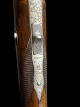 UNIQUE & RARE
-
PERUGINI & VISINI
-
TRIPLE BARREL
EXHIBITION -
28GA
-
TOMASONI FLORAL & GOLD ENGRAVED
- ULTIMATE QUAIL OR DOVE GUN - 8 of 19