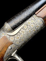 UNIQUE & RARE
-
PERUGINI & VISINI
-
TRIPLE BARREL
EXHIBITION -
28GA
-
TOMASONI FLORAL & GOLD ENGRAVED
- ULTIMATE QUAIL OR DOVE GUN - 2 of 19