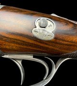 UNIQUE & RARE
-
PERUGINI & VISINI
-
TRIPLE BARREL
EXHIBITION -
28GA
-
TOMASONI FLORAL & GOLD ENGRAVED
- ULTIMATE QUAIL OR DOVE GUN - 9 of 19