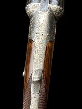 UNIQUE & RARE
-
PERUGINI & VISINI
-
TRIPLE BARREL
EXHIBITION -
28GA
-
TOMASONI FLORAL & GOLD ENGRAVED
- ULTIMATE QUAIL OR DOVE GUN - 11 of 19