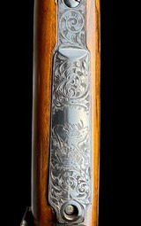 BEAUTIFUL
--
KRIEGHOFF
--
STUTZEN / MANNLICHER STOCKED RIFLE
-- 30-06
-- GAME SCENE ENGRAVED -- KAHLES CLAW SCOPE - 3 of 12