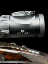 STUNNING --
KARL HAUPTMANN --
KIPPLAUF -- 7x65R -- SIDELEVER
-
OCTAGONAL BBL
-
SWAROVSKI Z8i ILLUMINATED SCOPE - 11 of 20