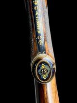 HAUPTMANN --
MODEL DELUXE --
TRIPLE BARREL
--
SxSxS
--
410 SHOTGUN
-
EXQUISITIE GOLD ENGRAVED - 8 of 18