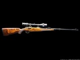 EXHIBITION HAUPTMANN DELUXE BOLT RIFLE - MONGOLIAN WARRIOR - 8X68S - GOLD INLAY - 3 of 20