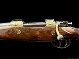 EXHIBITION HAUPTMANN DELUXE BOLT RIFLE - MONGOLIAN WARRIOR - 8X68S - GOLD INLAY - 9 of 20