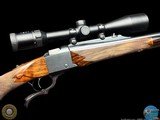 STUNNING RUGER NO. 1 243 WIN - CUSTOM STOCK BY PERUGINI & VISINI - MADE IN 2000