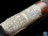 STUNNING PRE-WAR HEYM DELUXE GRADE 4A 20 GA - GAME SCENE ENGRAVED - SXS MINTY ORIGINAL CONDITION - MAY 1932 - NITRO PROOFED - 8 of 20
