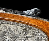 STUNNING--PERAZZI / FABBRI-EXTRA LUSSO--A. GALEAZZI DEEP RELIEF ENGRAVED-SIDELOCK O/U - 9 of 17