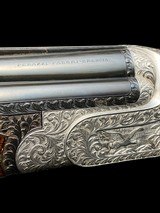 STUNNING--PERAZZI / FABBRI-EXTRA LUSSO--A. GALEAZZI DEEP RELIEF ENGRAVED-SIDELOCK O/U - 5 of 17