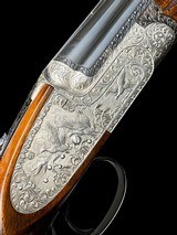 STUNNING--PERAZZI / FABBRI-EXTRA LUSSO--A. GALEAZZI DEEP RELIEF ENGRAVED-SIDELOCK O/U - 1 of 17