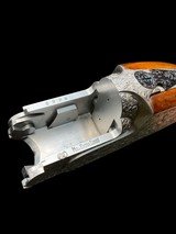 STUNNING--PERAZZI / FABBRI-EXTRA LUSSO--A. GALEAZZI DEEP RELIEF ENGRAVED-SIDELOCK O/U - 16 of 17