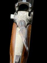 G. GAMBA--ENGRAVED- 12GA- O/U- 28