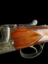 AYA -CORAL DELUXE- GAME SCENE ENGRAVED -O/U 12GA GAME GUN - SUPER STRONG MERKEL STYLE ACTION -THREE PIECE FOREND- BEAUTIFUL - 11 of 16