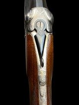 AYA -CORAL DELUXE- GAME SCENE ENGRAVED -O/U 12GA GAME GUN - SUPER STRONG MERKEL STYLE ACTION -THREE PIECE FOREND- BEAUTIFUL - 5 of 16