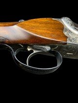 AYA -CORAL DELUXE- GAME SCENE ENGRAVED -O/U 12GA GAME GUN - SUPER STRONG MERKEL STYLE ACTION -THREE PIECE FOREND- BEAUTIFUL - 7 of 16