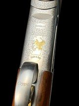 BETTINSOLI--CRYPTO-GOLD GAME SCENE ENGRAVED -SPORTING CLAYS / GAME- O/U - 30