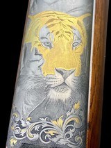 EXHIBITION GRADE - KARL HAUPTMANN
-
416 RIGBY
- STAINLESS - TAKEDOWN
- GOLD GAME SCENE - BONSI ENGRAVED - SWAROVSKI ILLUMINATED SCOPE - 9 of 19