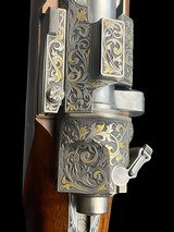 EXHIBITION GRADE - KARL HAUPTMANN
-
416 RIGBY
- STAINLESS - TAKEDOWN
- GOLD GAME SCENE - BONSI ENGRAVED - SWAROVSKI ILLUMINATED SCOPE - 16 of 19