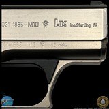 Heckler & Koch HK P7M10 P7 M10 .40 S&W Nickel Semi-Auto Pistol MFD 1992 -- PRESENTATION CASE - ORIGINAL BOX - WEST GERMANY - 7 of 20