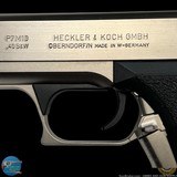 Heckler & Koch HK P7M10 P7 M10 .40 S&W Nickel Semi-Auto Pistol MFD 1992 -- PRESENTATION CASE - ORIGINAL BOX - WEST GERMANY - 9 of 20