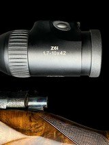 DIMINUATIVE & STUNNING -- HAUPTMANN - AUSTRIA
- MINI DOUBLE SQUARE BRIDGE - 223 - BOLT ACTION - SWAROVSKI Z6i - EXHIBITION TURKISH WALNUT - 5.5LBS! - 10 of 19