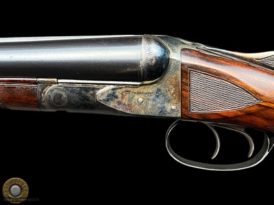 MINTY --
AS-FOUND
-- AH FOX -- PHILA.
-- DELUXE STERLINGWORTH
-- STRAIGHT GRIP - SIDE PANELS
- INVESTMENT GRADE