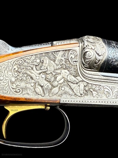 STUNNING - SPECIAL ORDER - JP SAUER - PIGEON - SIDELOCK - 1950 - Image 6 of 20