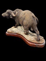 BEAUTIFUL - MOPHO GONDE - CAPE BUFFALO - LEADWOOD CARVED SCULPTURE - 7 of 9