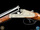 NIB MERKEL GERMANY - 160A-EY LUX AFRICA DOUBLE RIFLE - 470 NITRO EXPRESS - KROTH GAME SCENE ENGRAVED ELEPHANT & RHINO - 10 of 20