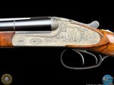 NIB MERKEL GERMANY - 160A-EY LUX AFRICA DOUBLE RIFLE - 470 NITRO EXPRESS - KROTH GAME SCENE ENGRAVED ELEPHANT & RHINO - 8 of 20