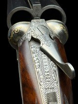 FN BROWNING - CUSTOM SHOP - 12 GA - SxS - 28" - GOLD GAME SCENE - CASED - 4 of 19
